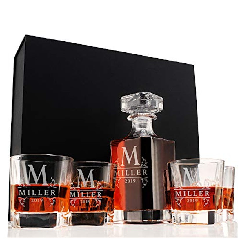 Amazing Items Personalized Whiskey Decanter Set