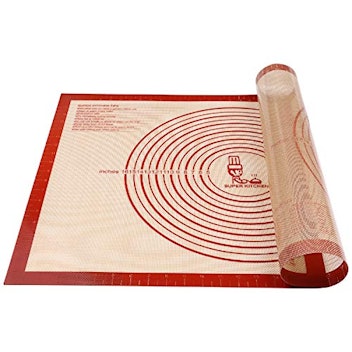 Folksy Super Kitchen Non-slip Silicone Pastry Mat Extra Large with Measurements