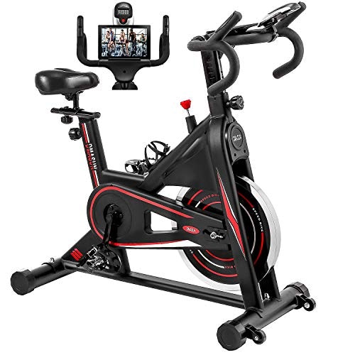 Details about   Indoor Cycling Bike-Stationary Exercise Bikes Comfortable_Adjustable Seat_49lbs 