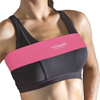 YOWBAND No-Bounce High-Impact Adjustable Breast Support Band