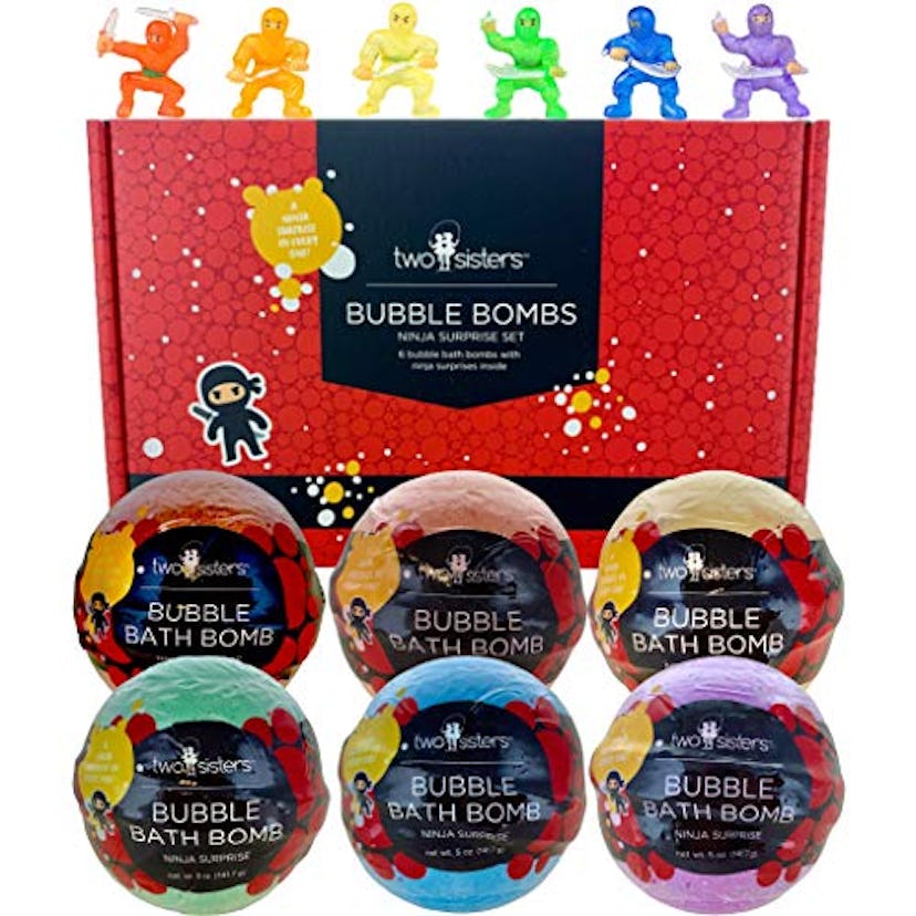 Two Sisters Ninja Bubble Bath Bombs for Kids 