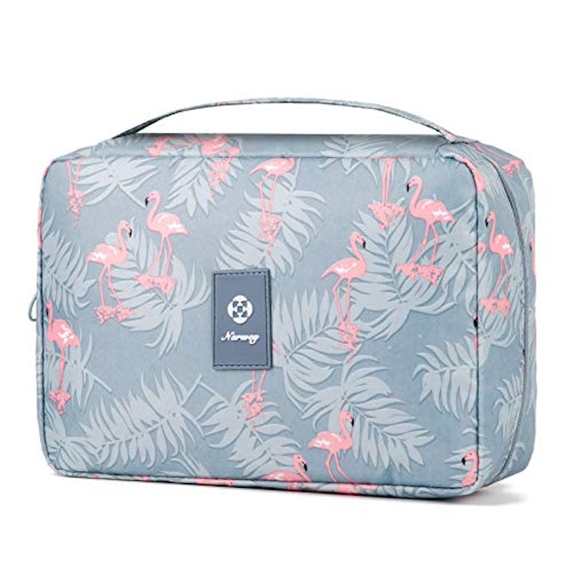 Flamingo Hanging Travel Toiletry Bag