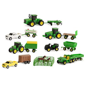TOMY John Deere 26-Piece Farm Toy Set