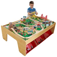 KidKraft Waterfall Mountain Train Set and Table