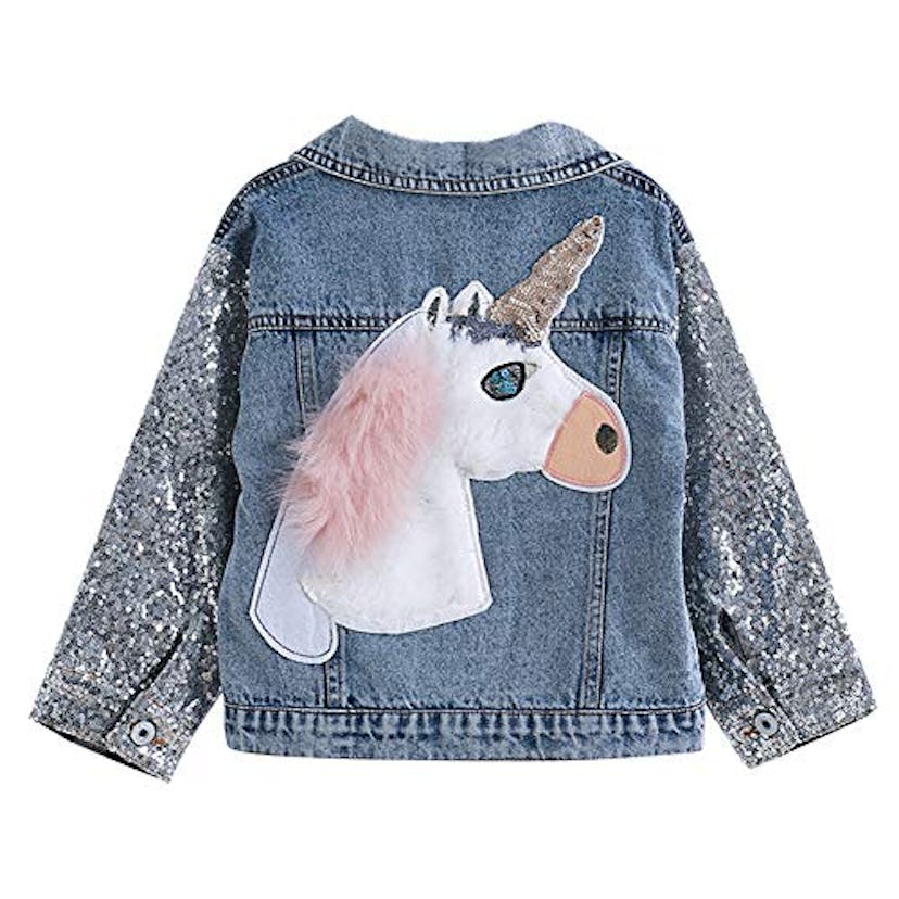 WELAKEN Unicorn Jean Jacket