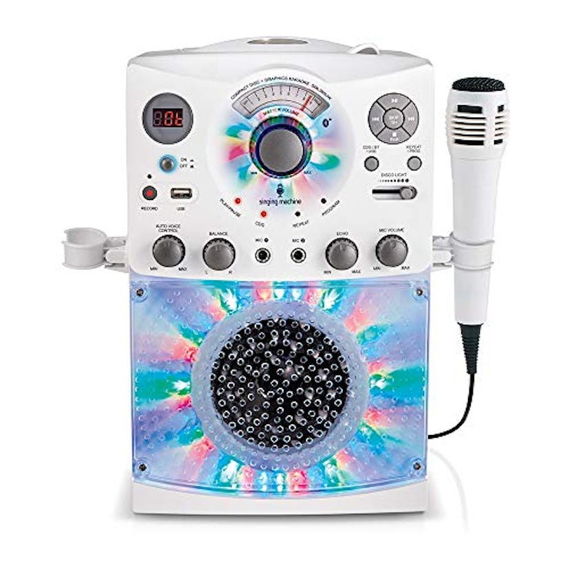 Bluetooth Karaoke System with LED Disco ...