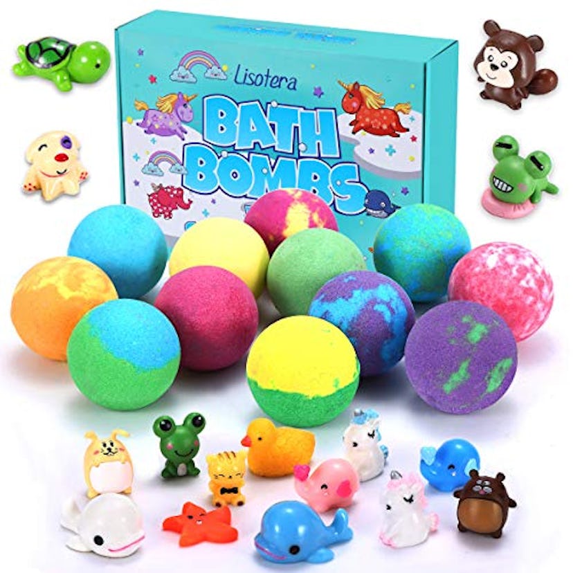 Lisotera Bath Bombs for Kids with Surprise Inside