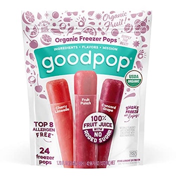 GoodPop Organic Fruit Freezer Ice Pops