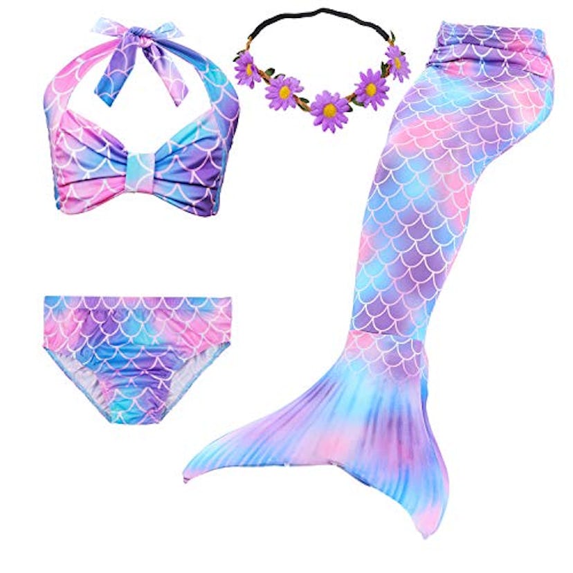 Galldeals Mermaid Swimming Suit Set