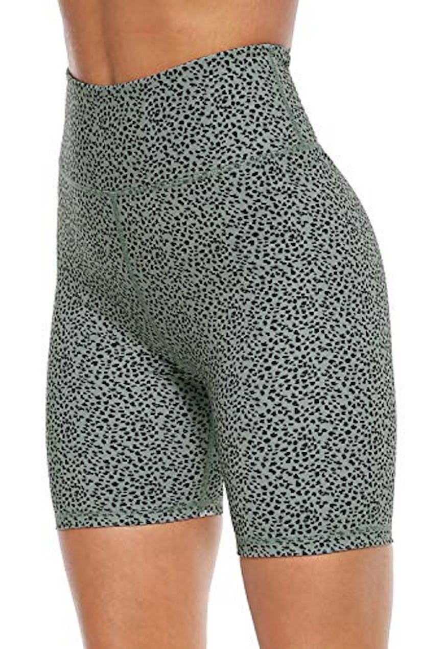 Persit Women's High Waist Print Bike Shorts