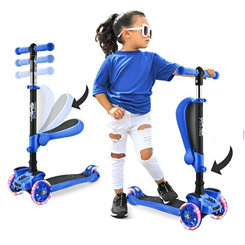 BLUE & ORANGE Scoot & Ride® Highway Baby 2in1 Kids Unisex Scooter/Push Bike Push Slide or Ride For Children Aged 1-3 Years Multi-Function Scooter/Running Bike Max Weight Load 20kg 