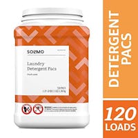 Solimo Laundry Detergent Pacs, Fresh Scent, 120 count