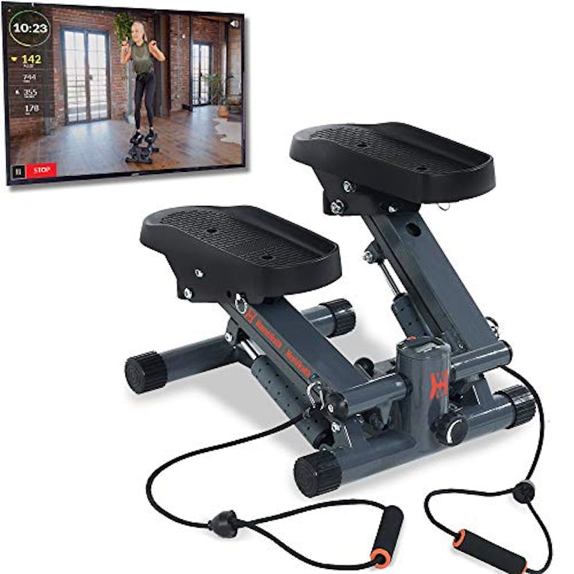 Women’s Health Men’s Health Cardio Stair Stepper with Adjustable Resistance Bands