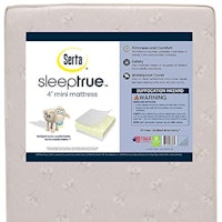 Serta SleepTrue 4-Inch Mini Crib Mattress