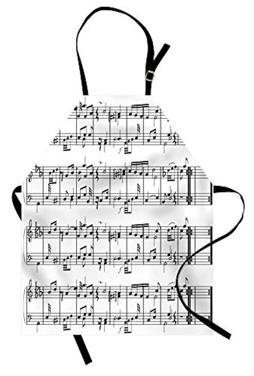 Ambesonne Music Apron