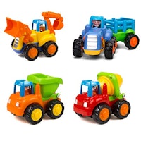 Wolson Friction-Powered Construction Vehicle Set