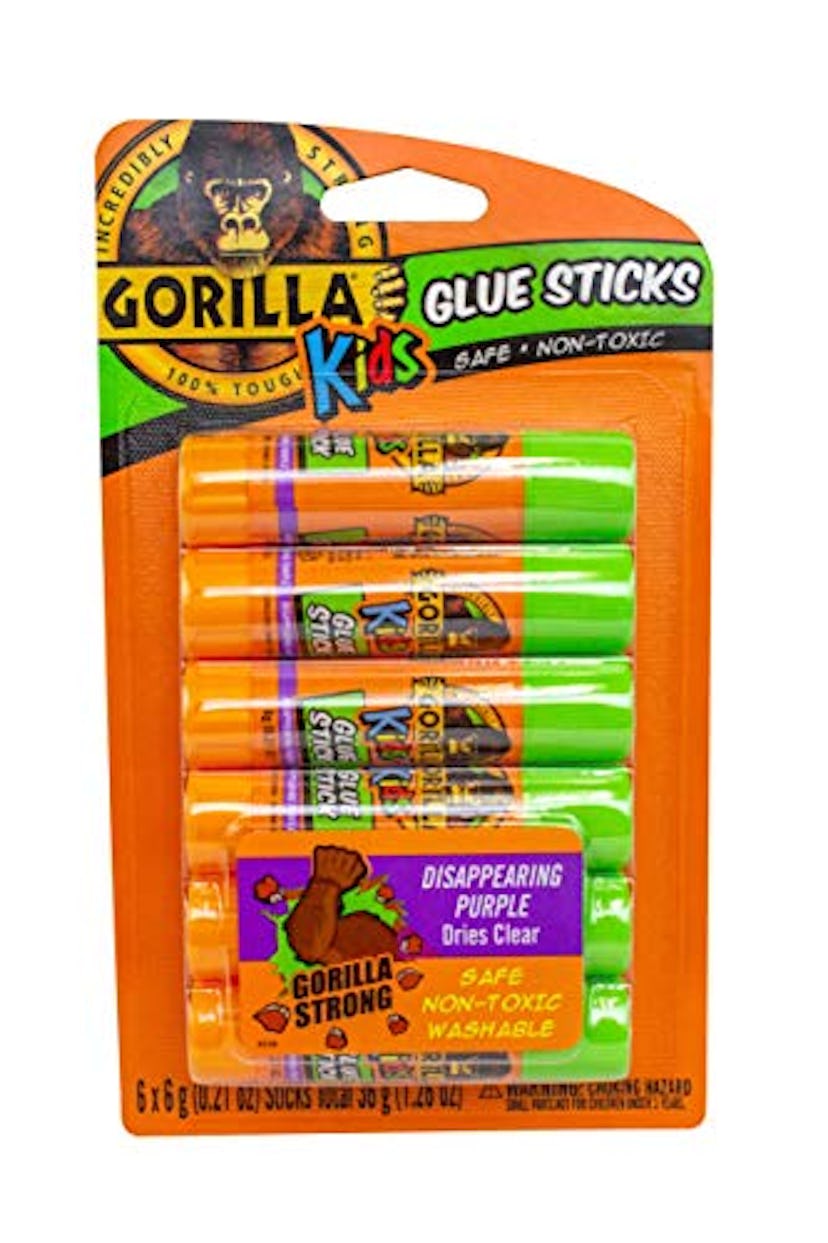 Gorilla Kids Disappearing Purple Glue Sticks - SAFE, NONTOXIC, AND STRONG