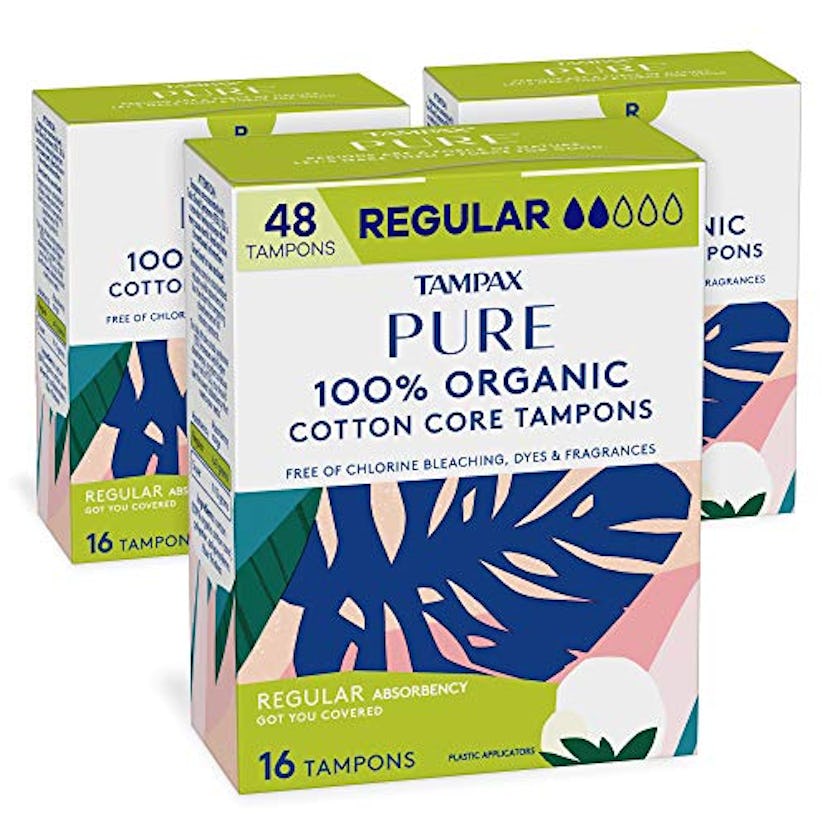 Tampax Pure Organic Regular Absorbency Tampons