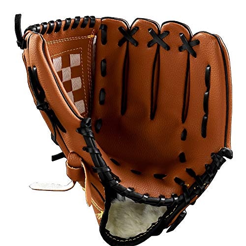 Large Comfortable Durable Brown Baseball Glove Kit Sports JuniorAll Sizes 
