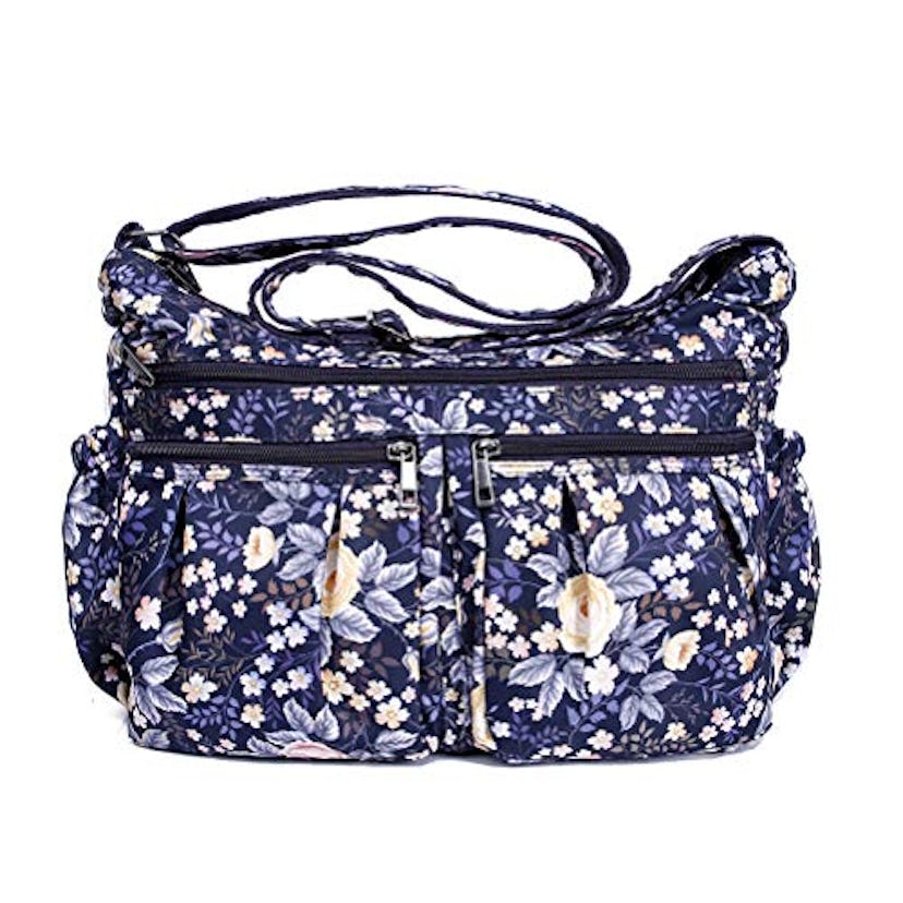 Tenxiter Crossbody Multi-Pocket Travel Purse 