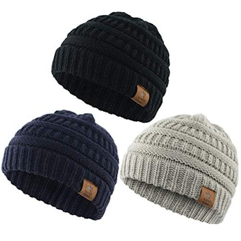 Durio Bundle of Three Knit Hats