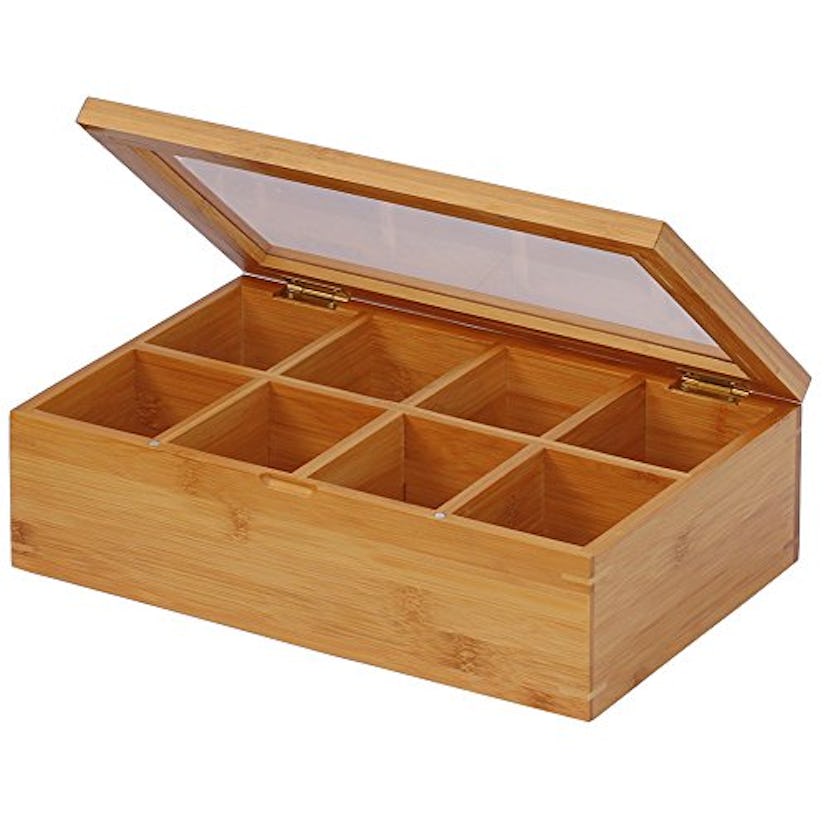 Oceanstar Bamboo Tea Box