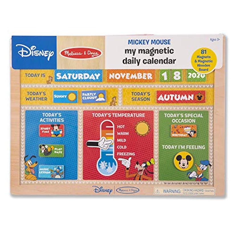 Melissa & Doug Disney Mickey Mouse My Magnetic Daily Calendar