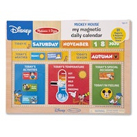 Melissa & Doug Disney Mickey Mouse My Magnetic Daily Calendar