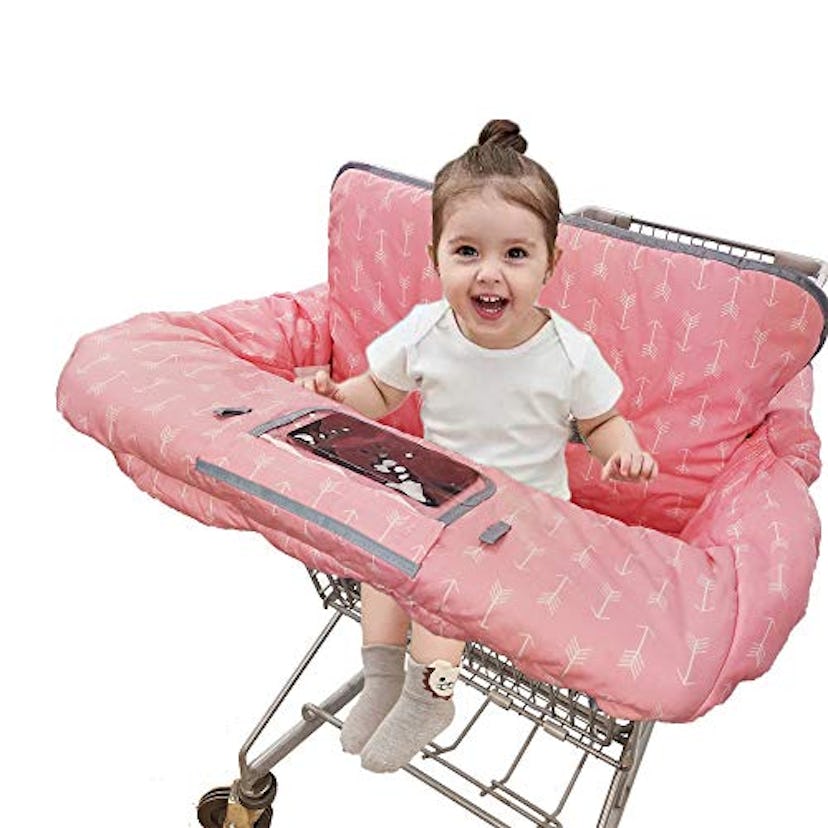 ICOPUCA 2-in-1 Shopping Cart Cover and High Chair Cover