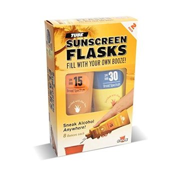 Hidden Sunscreen Alcohol Flask