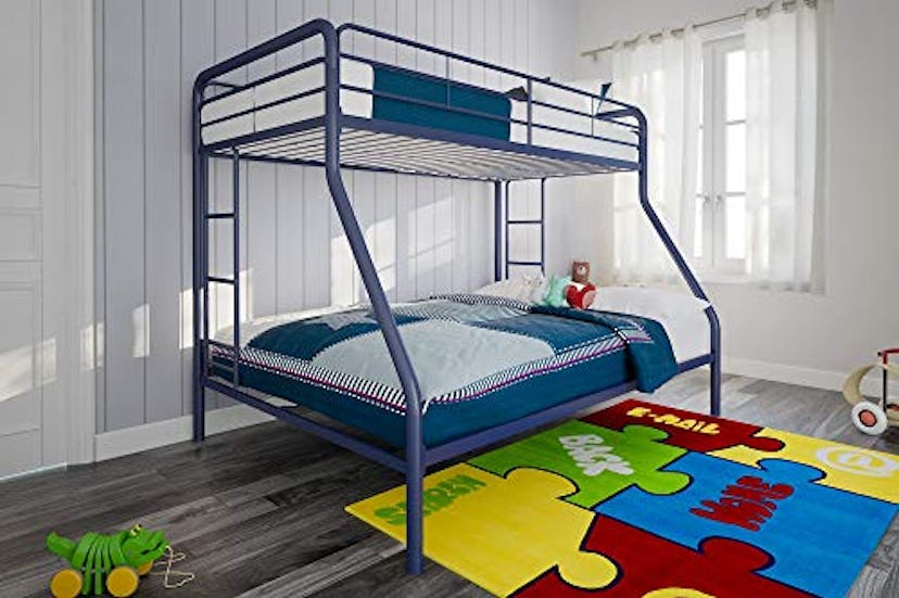 DHP Metal Bunk Bed for Kids- Twin Over Full