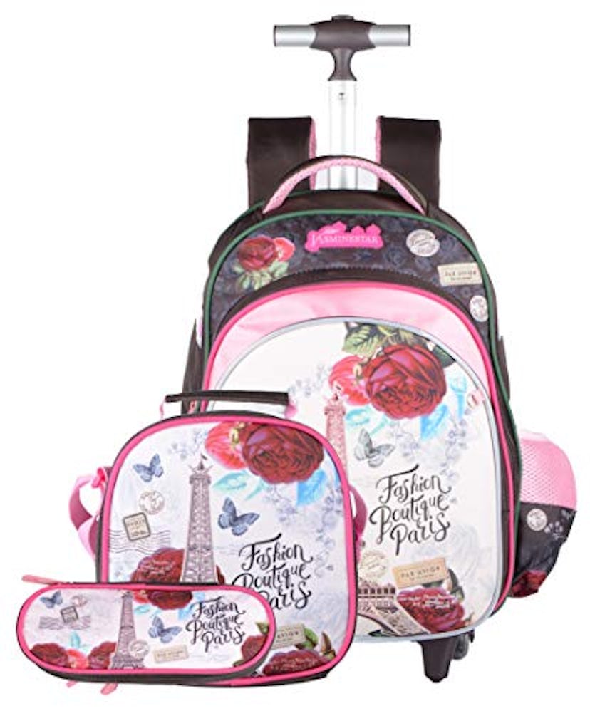 Meetbelify 3Pcs Rolling Backpack