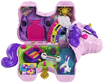 Polly Pocket Unicorn Party Large Compact Playset 