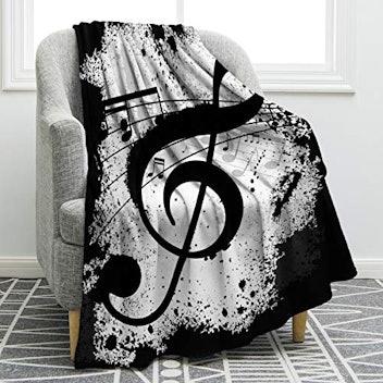 Jekeno Music Note Blanket