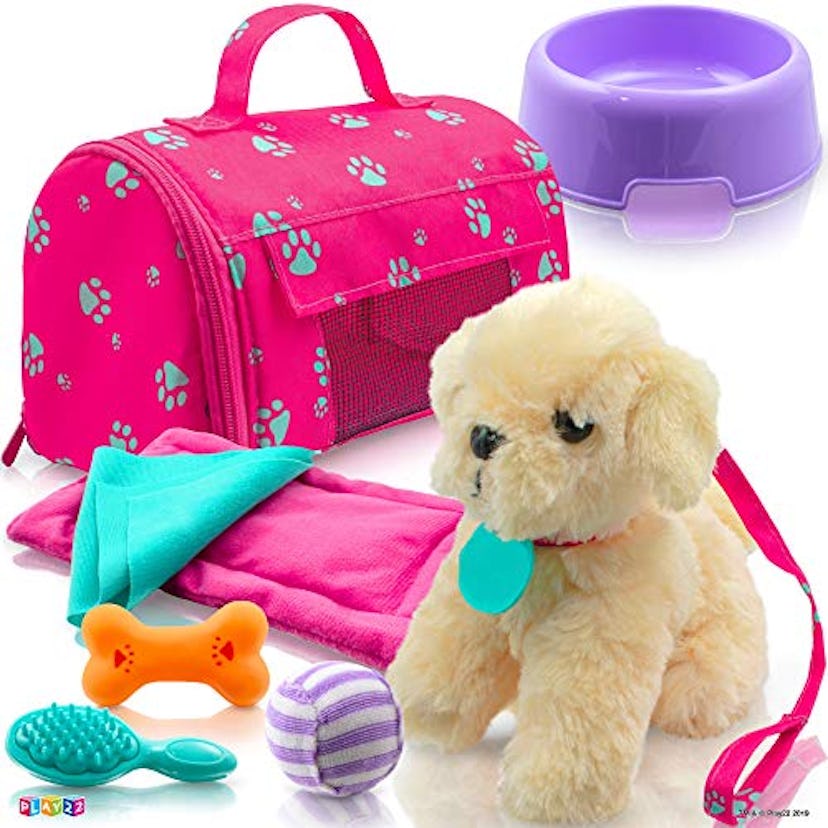 Play22 Plush Puppy Doll Set