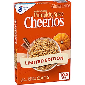 General Mills Pumpkin Spice Cheerios Cereal