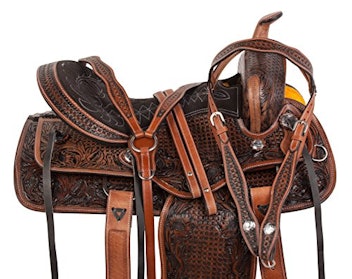Acerugs Western Leather Saddle