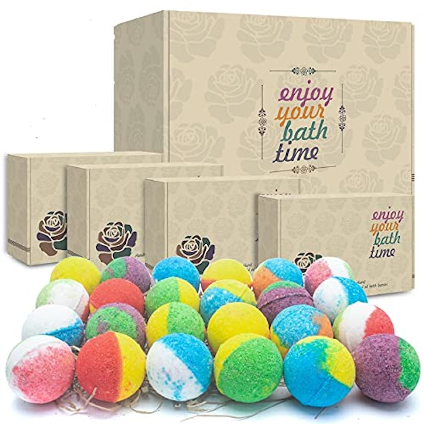 INTEYE Organic & Natural Bath Bombs (24 Count)