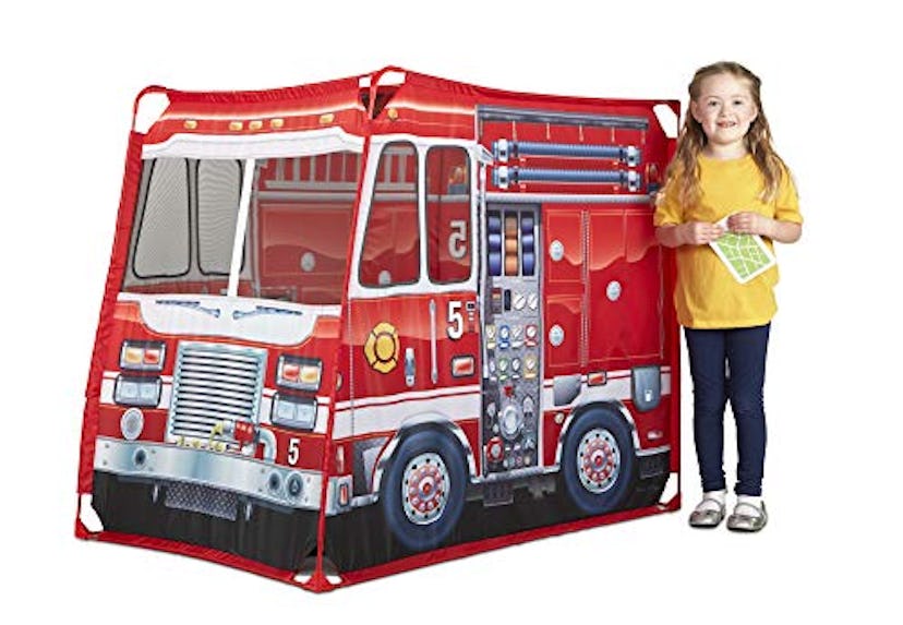 Melissa & Doug Fire Truck Fabric Play Tent