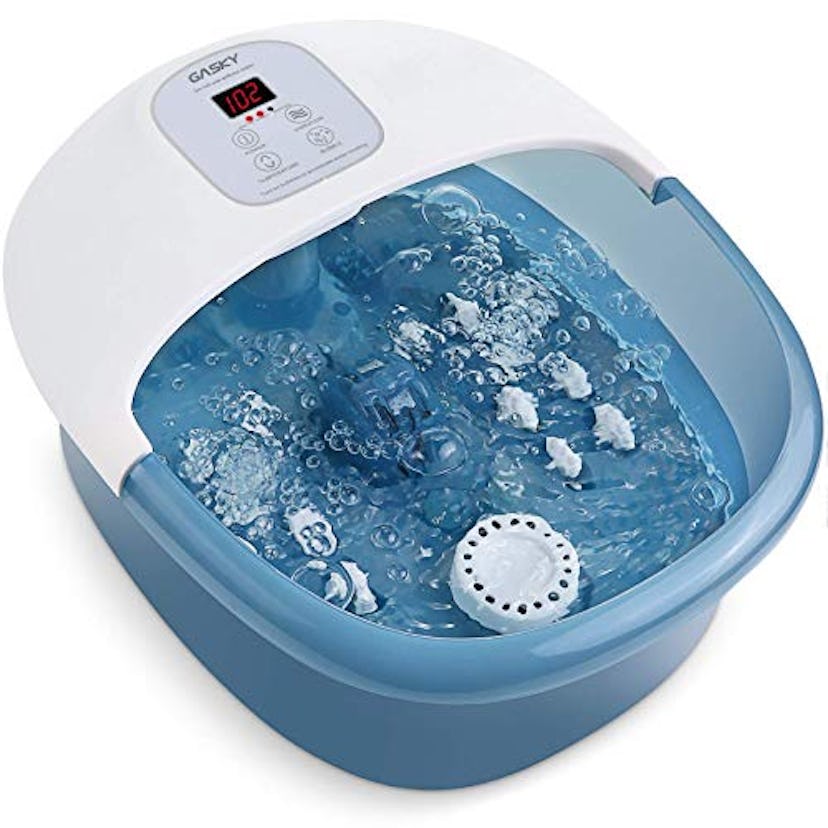 Foot Spa Bath Massager with Heat Bubbles