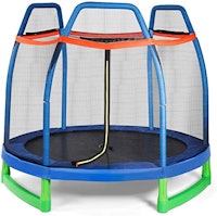 Giantex 7-Ft Kids Trampoliine with Safety Enclosure