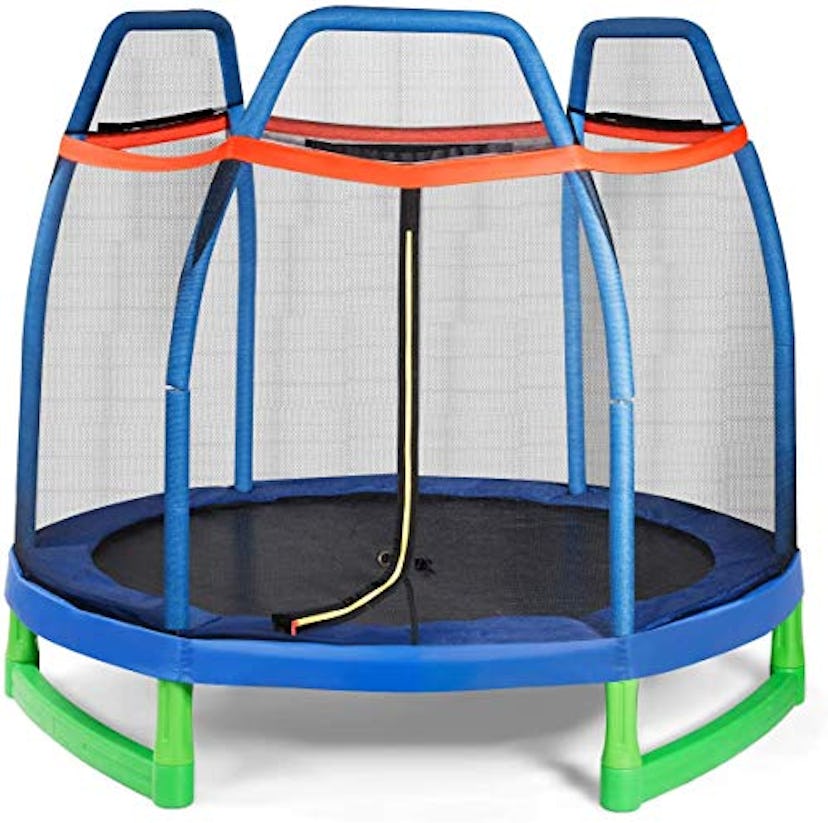 Giantex 7-Ft Kids Trampoliine with Safety Enclosure