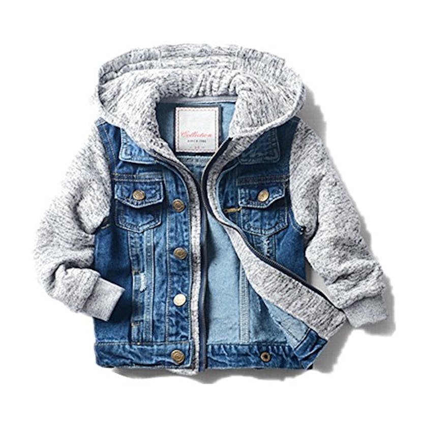 LJYH Hoodie Jean Jacket