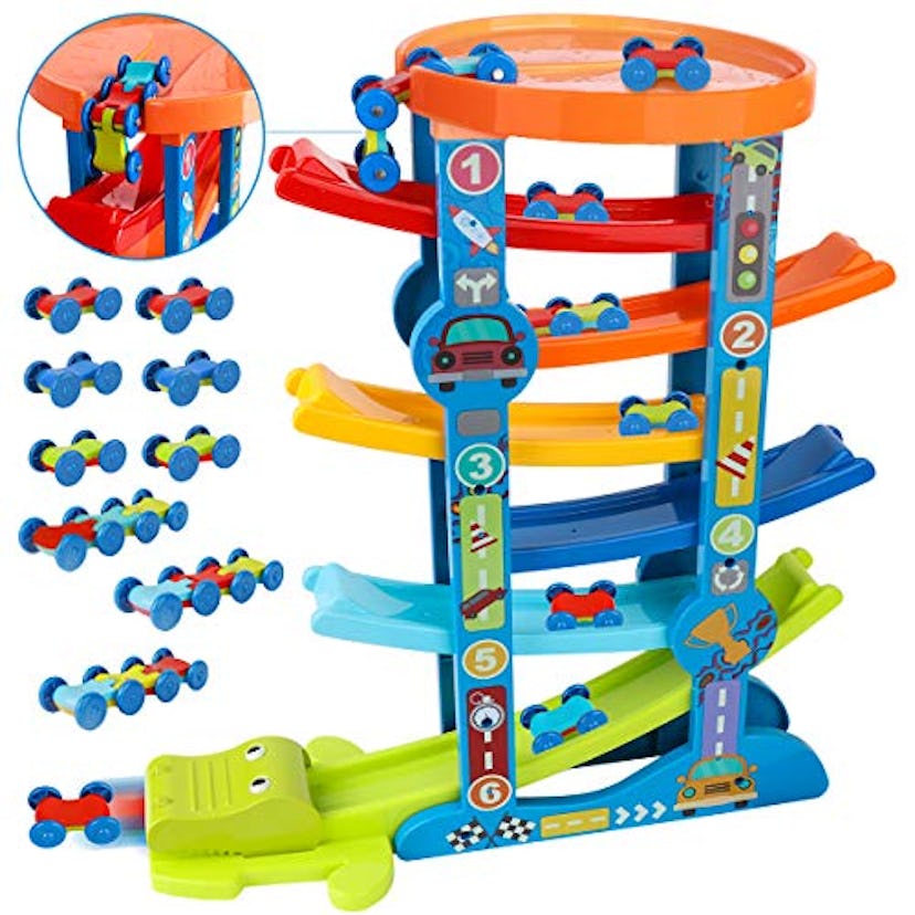 LOYO Toddler Car Ramp Toys