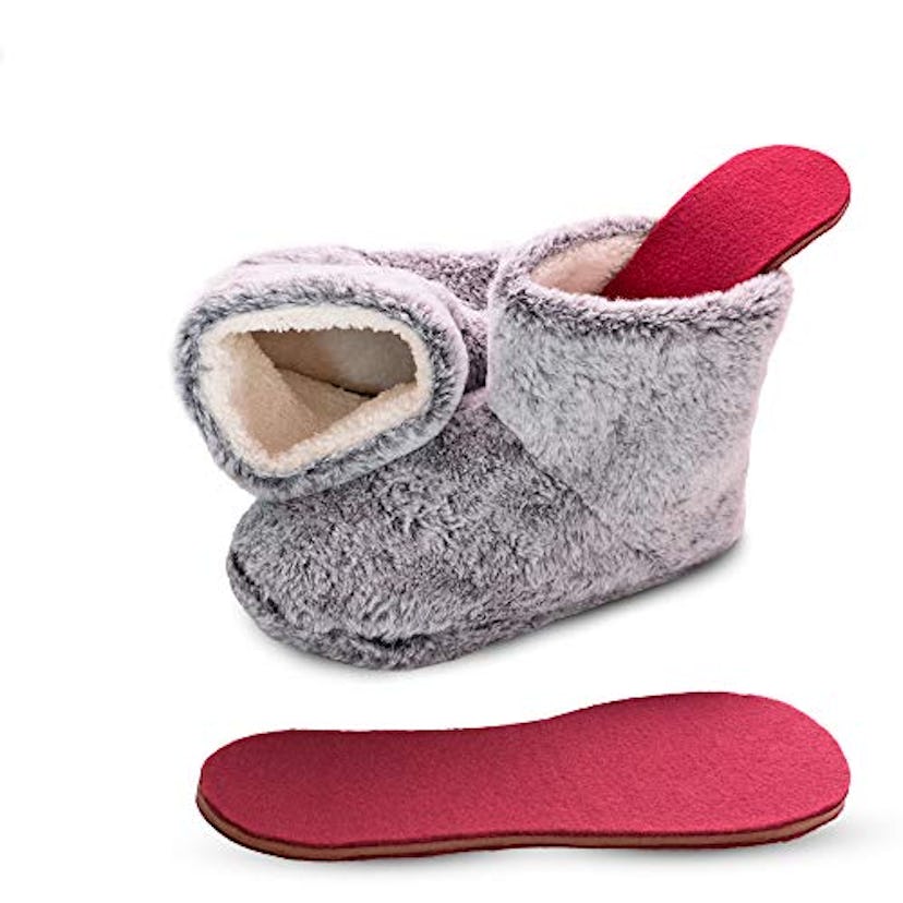 Snook-Ease Microwaveable Heated Booties Slipper 