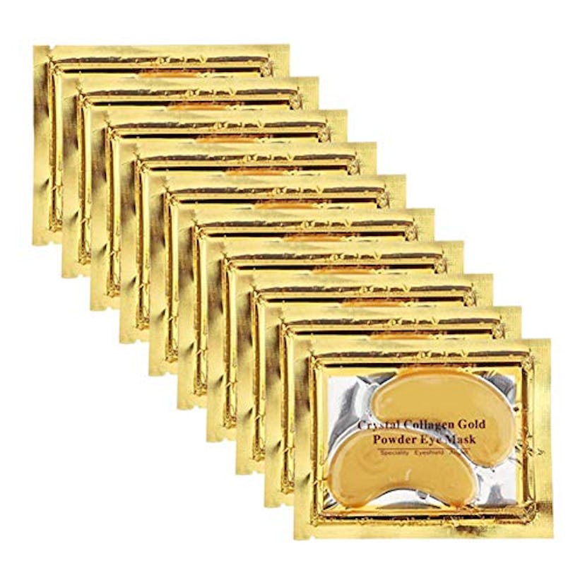 Adofect 30 Pairs Gold Collagen Under Eye Mask