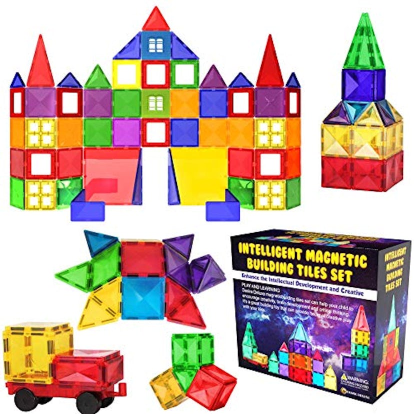 Desire Deluxe Magnetic Tiles Blocks Building Set