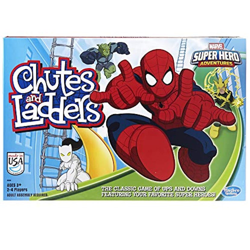 Hasbro Gaming Marvel Spider-Man Web Warriors Chutes & Ladders