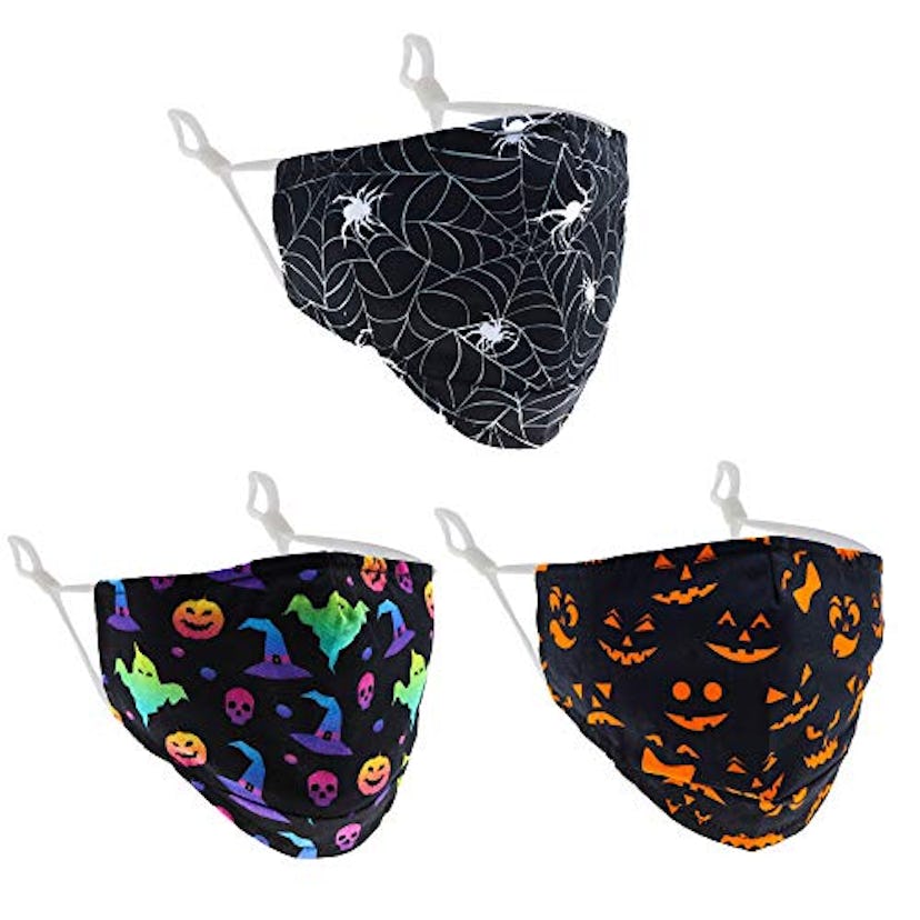 Adjustable Halloween Face Masks for Kids