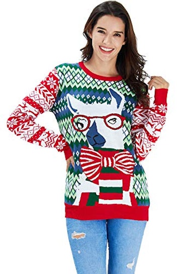 Alpaca Ugly Christmas Sweater